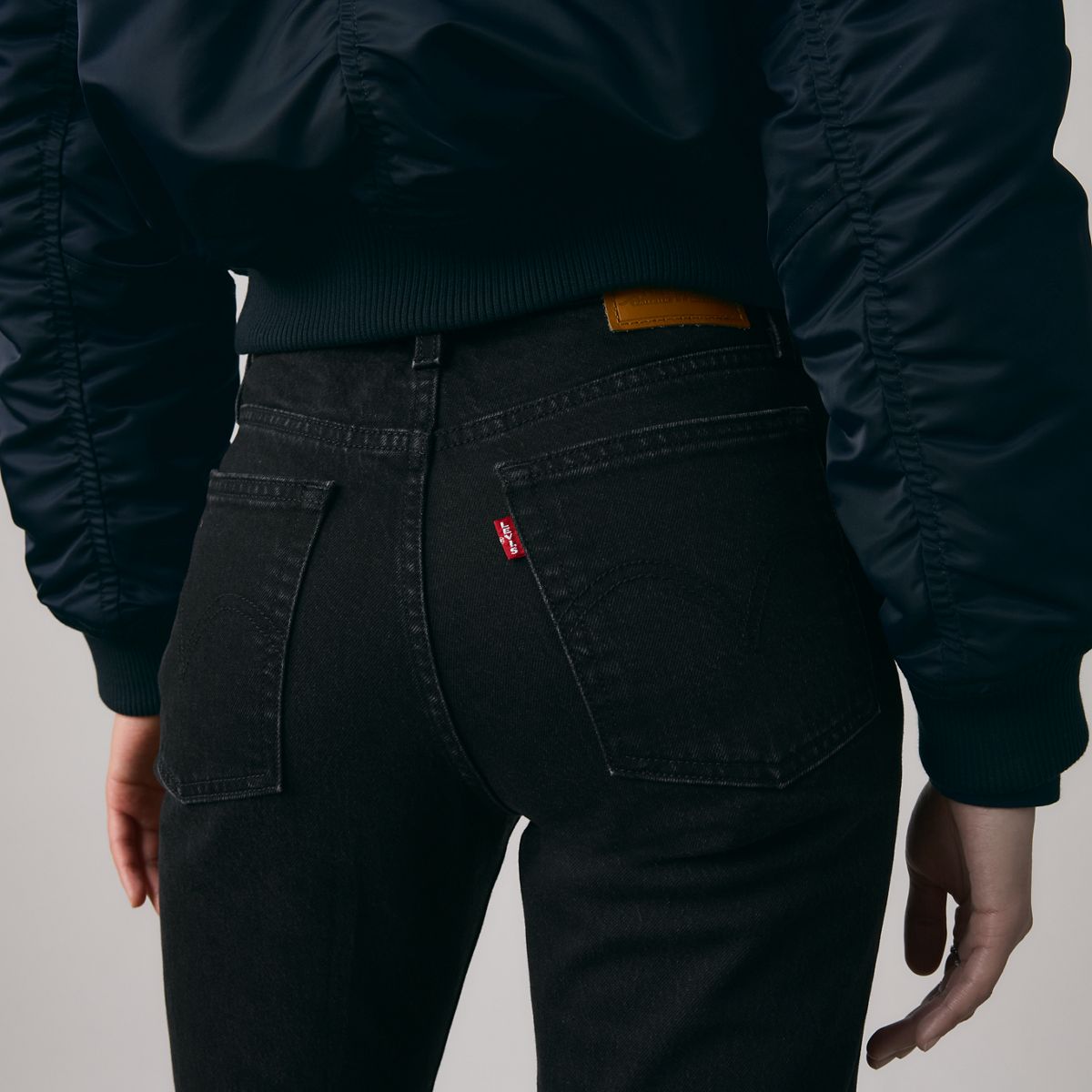 Wedgie Slim Fit Women's Jeans — She's In The Zone - Black