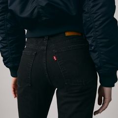 Wedgie Slim Fit Women's Jeans — She's In The Zone - Black 2