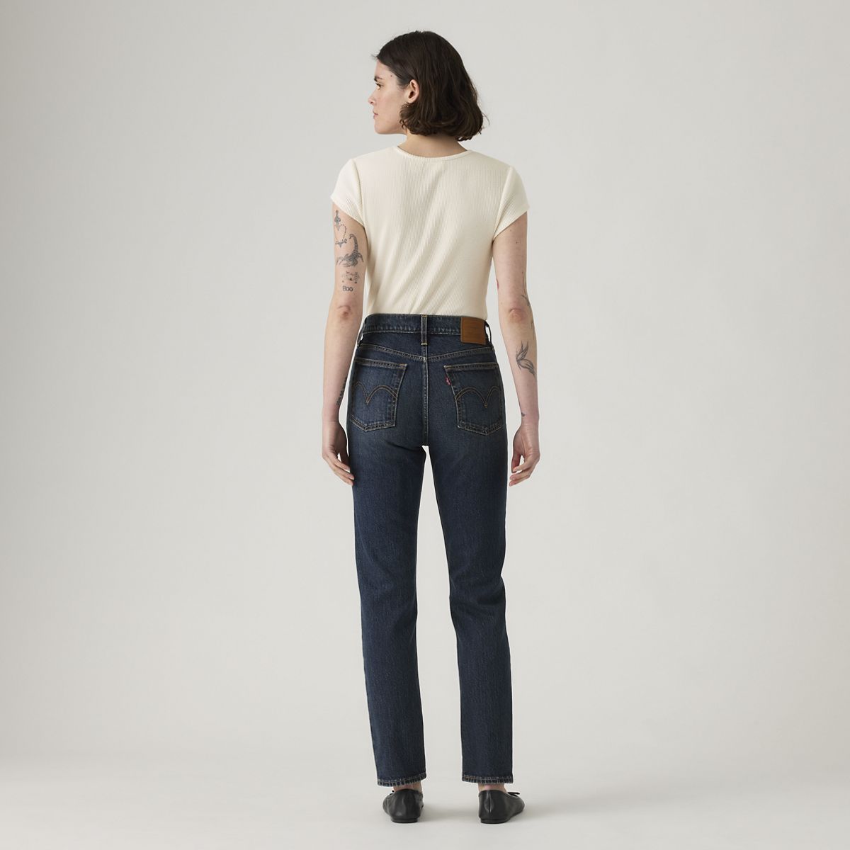 Wedgie Slim Fit Women's Jeans — Parallel Life - Dark Wash