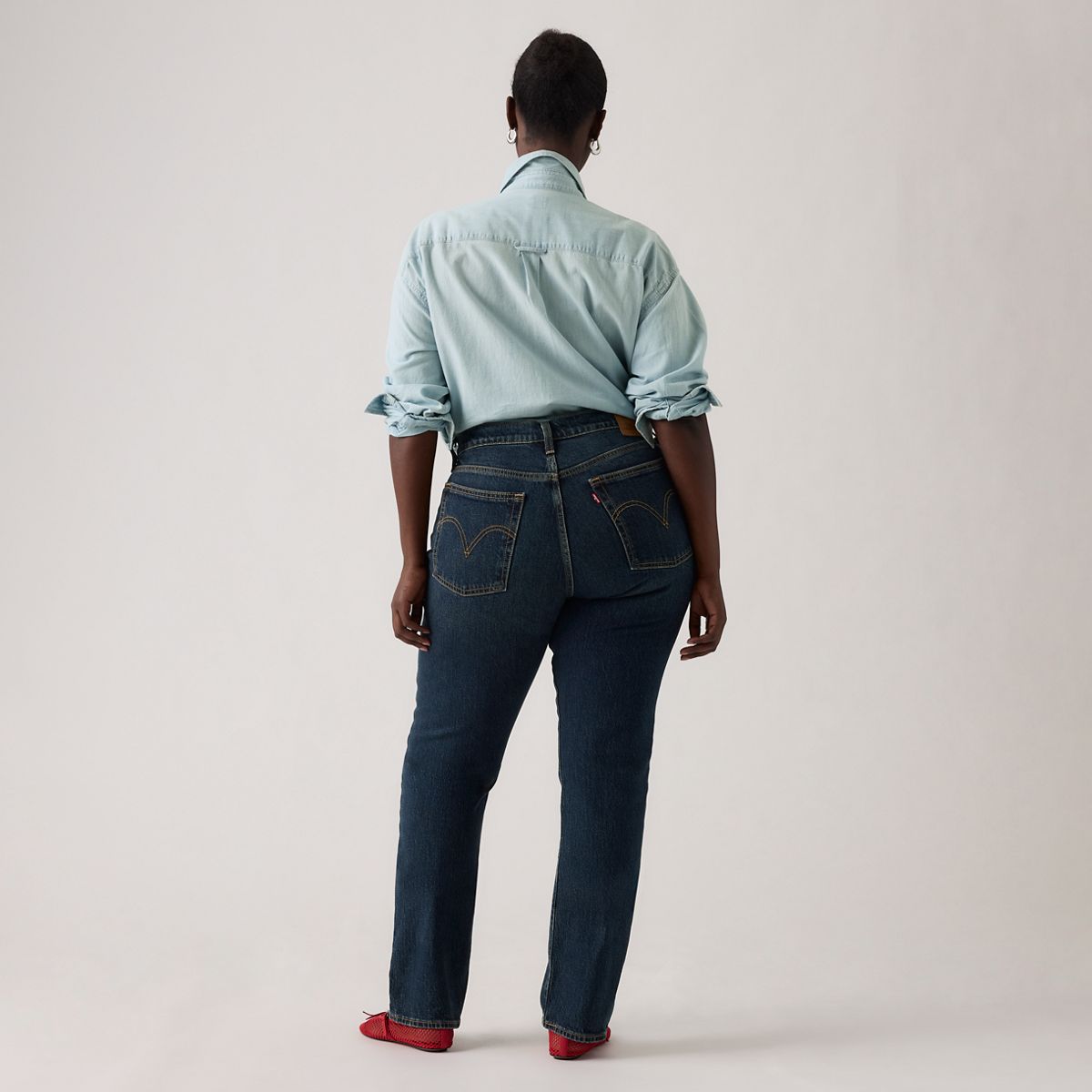 Wedgie Slim Fit Women's Jeans — Parallel Life - Dark Wash