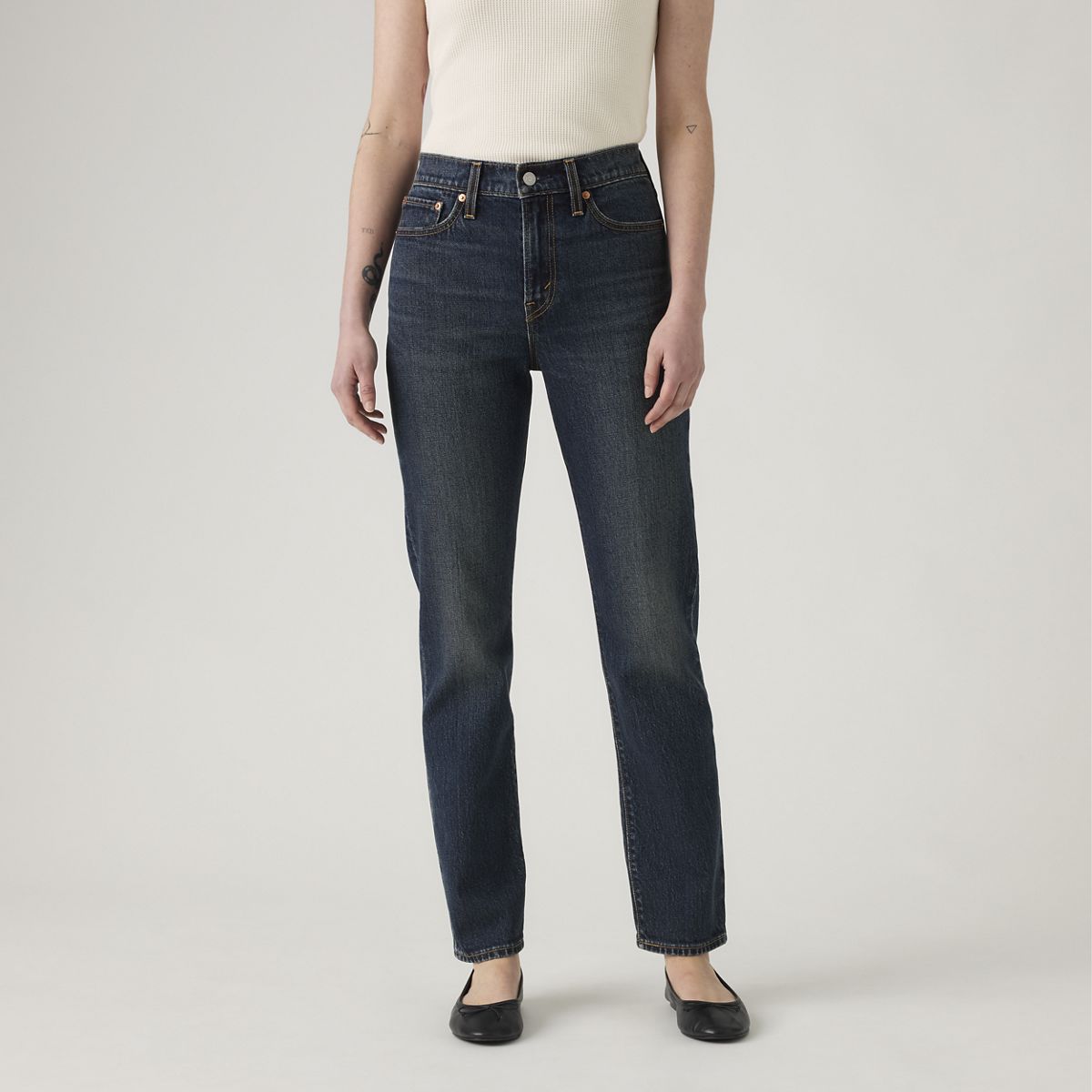 Wedgie Slim Fit Women's Jeans — Parallel Life - Dark Wash