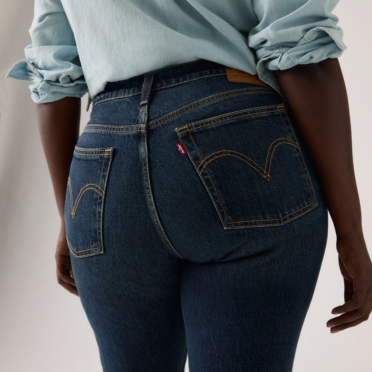 Wedgie Slim Fit Women's Jeans — Parallel Life - Dark Wash