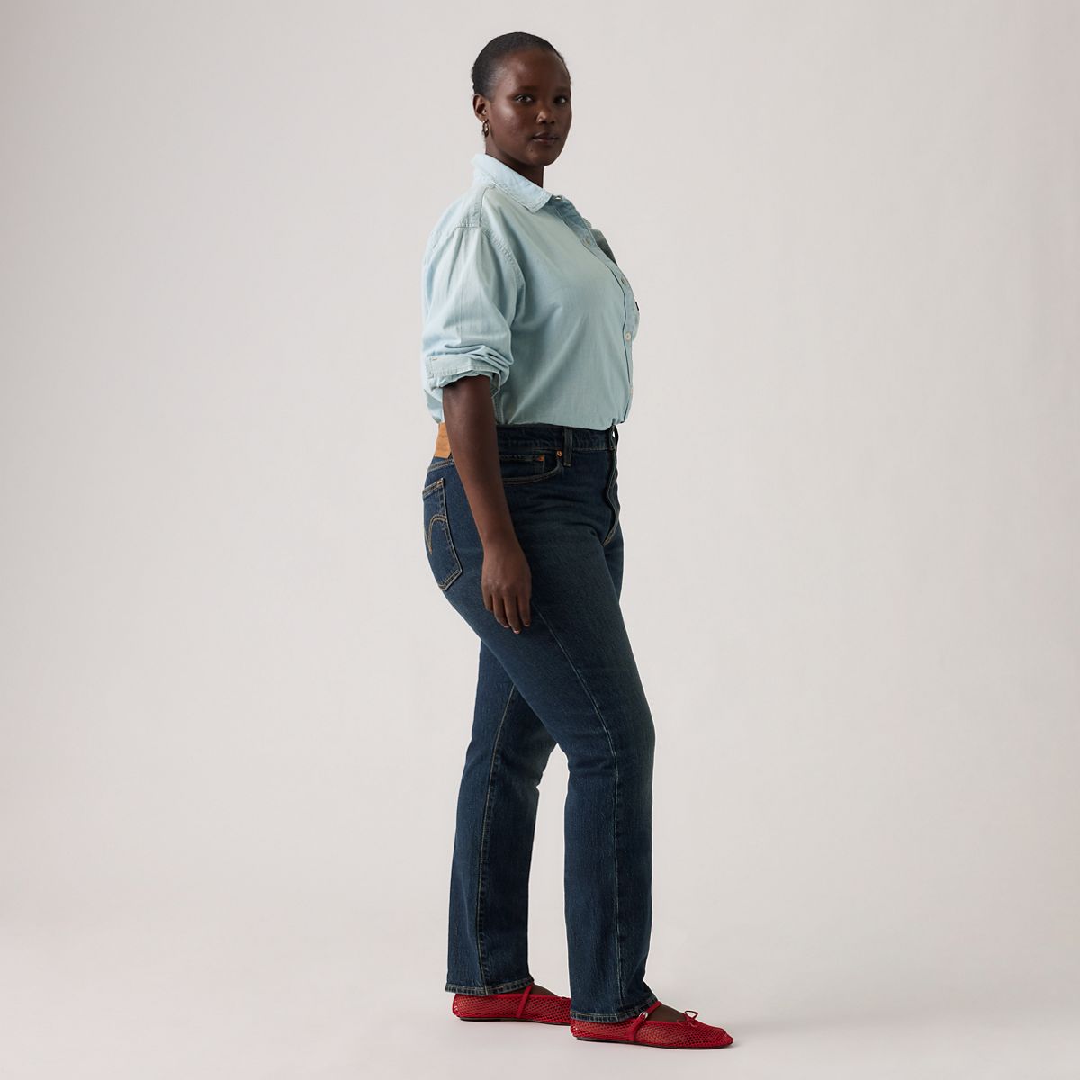 Wedgie Slim Fit Women's Jeans — Parallel Life - Dark Wash