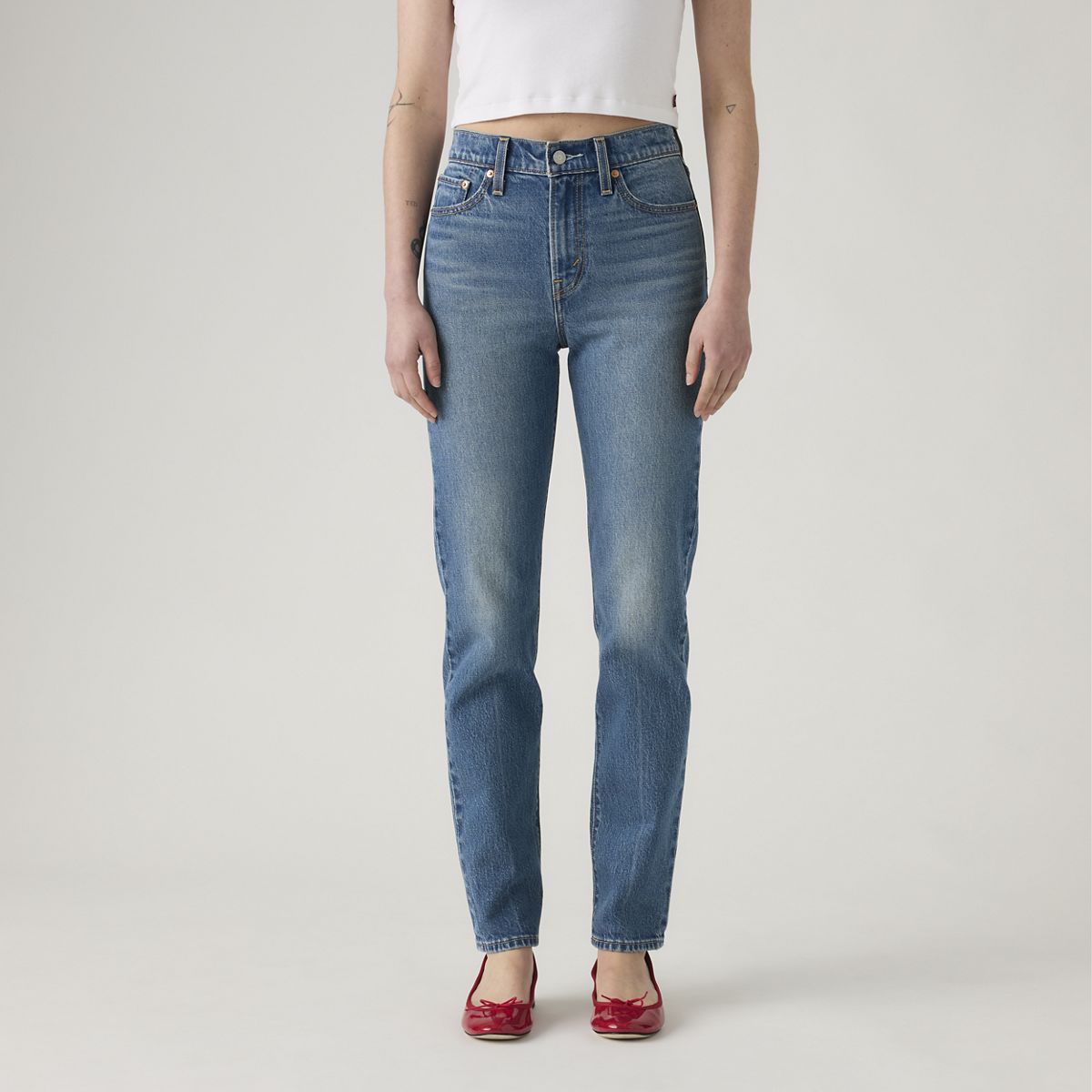 Wedgie Slim Fit Women's Jeans — City Slim - Medium Wash