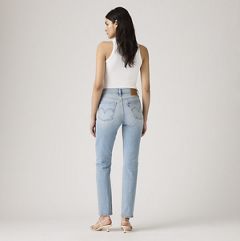 Wedgie Slim Fit Women's Jeans — First In Line - Light Wash 3