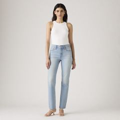 Wedgie Slim Fit Women's Jeans — First In Line - Light Wash 5