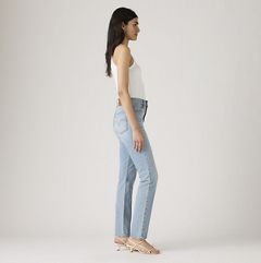 Wedgie Slim Fit Women's Jeans — First In Line - Light Wash 4