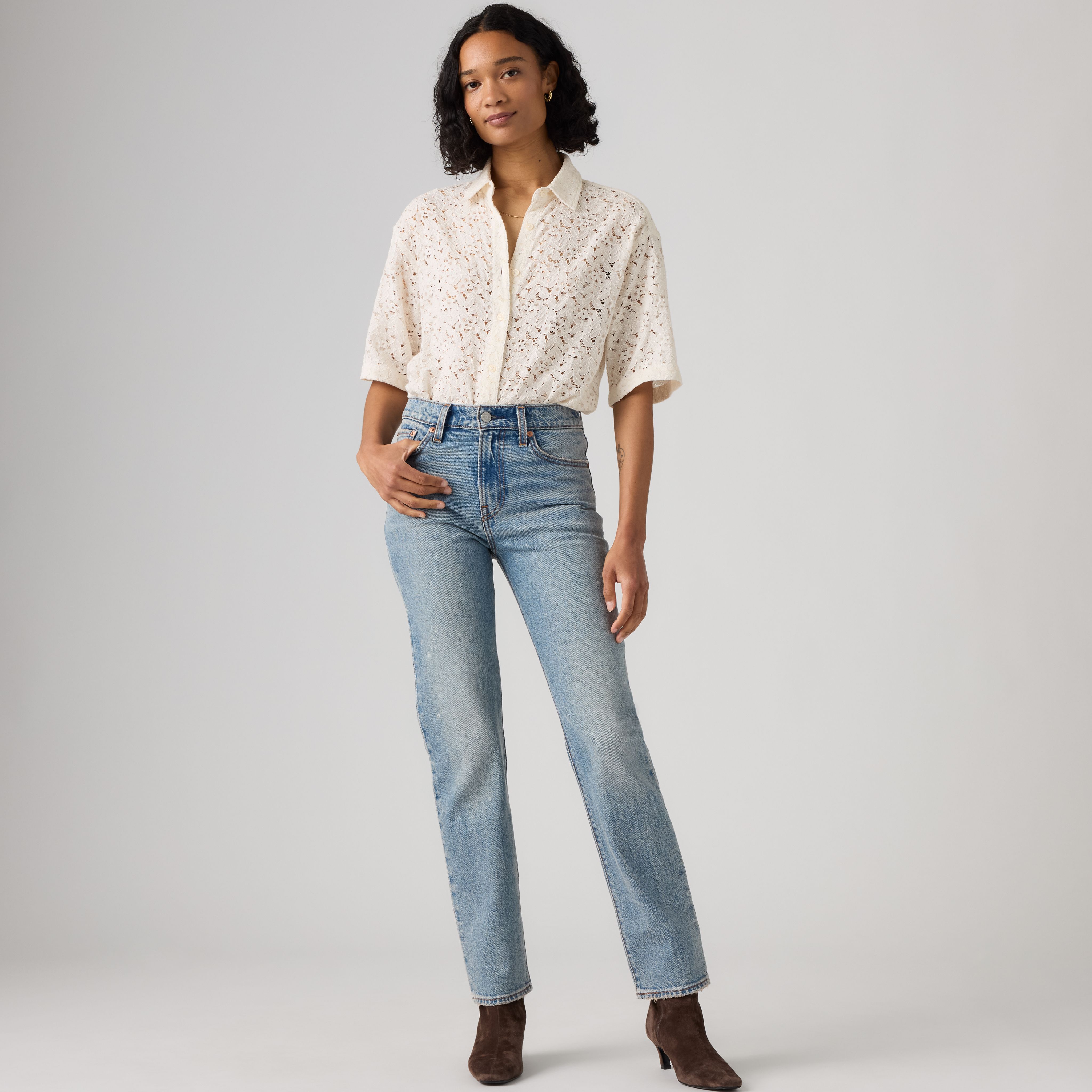 Levi's  Wedgie Slim Jeans Medium Wash, Women's Size 29X32