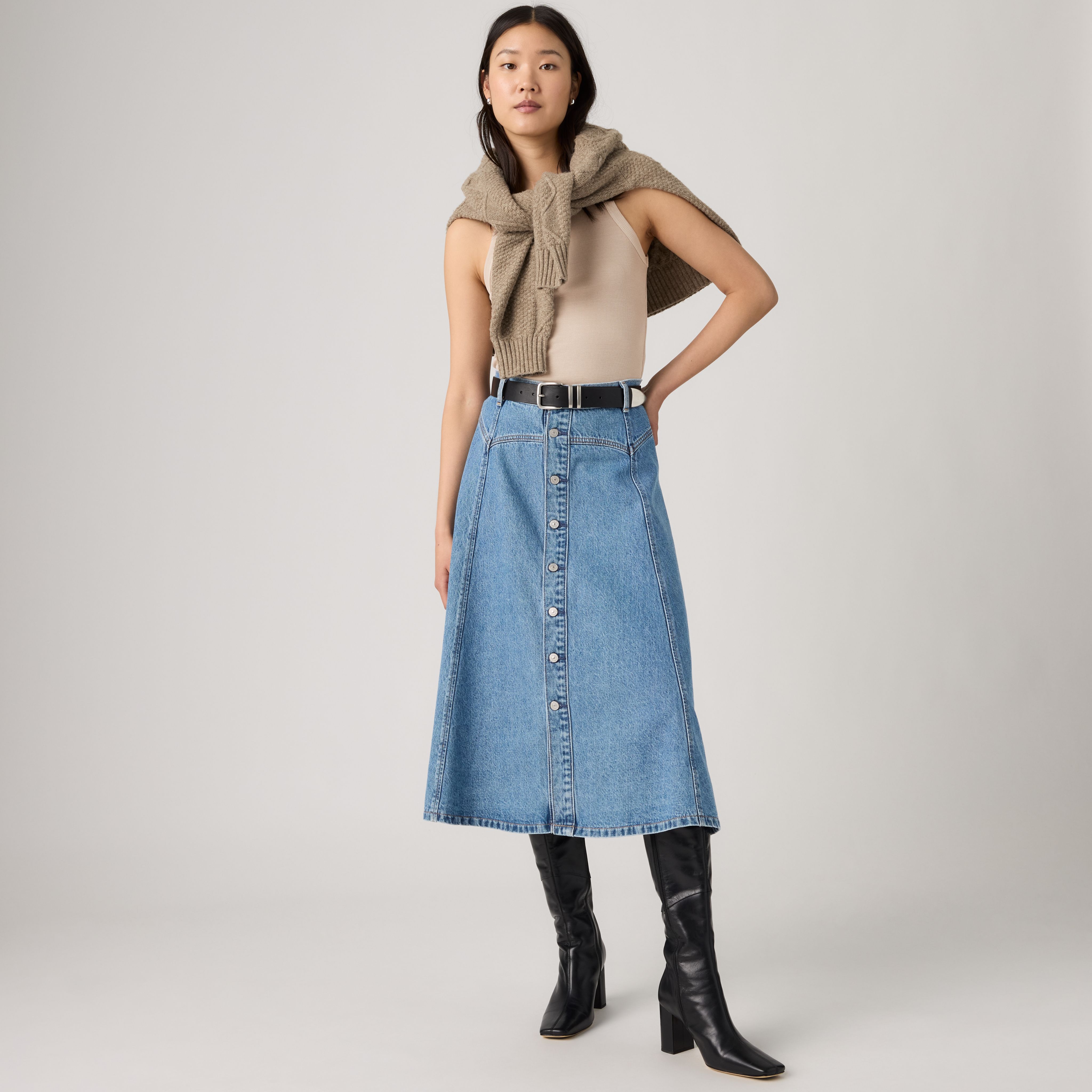 Yoked Western Skirt 1