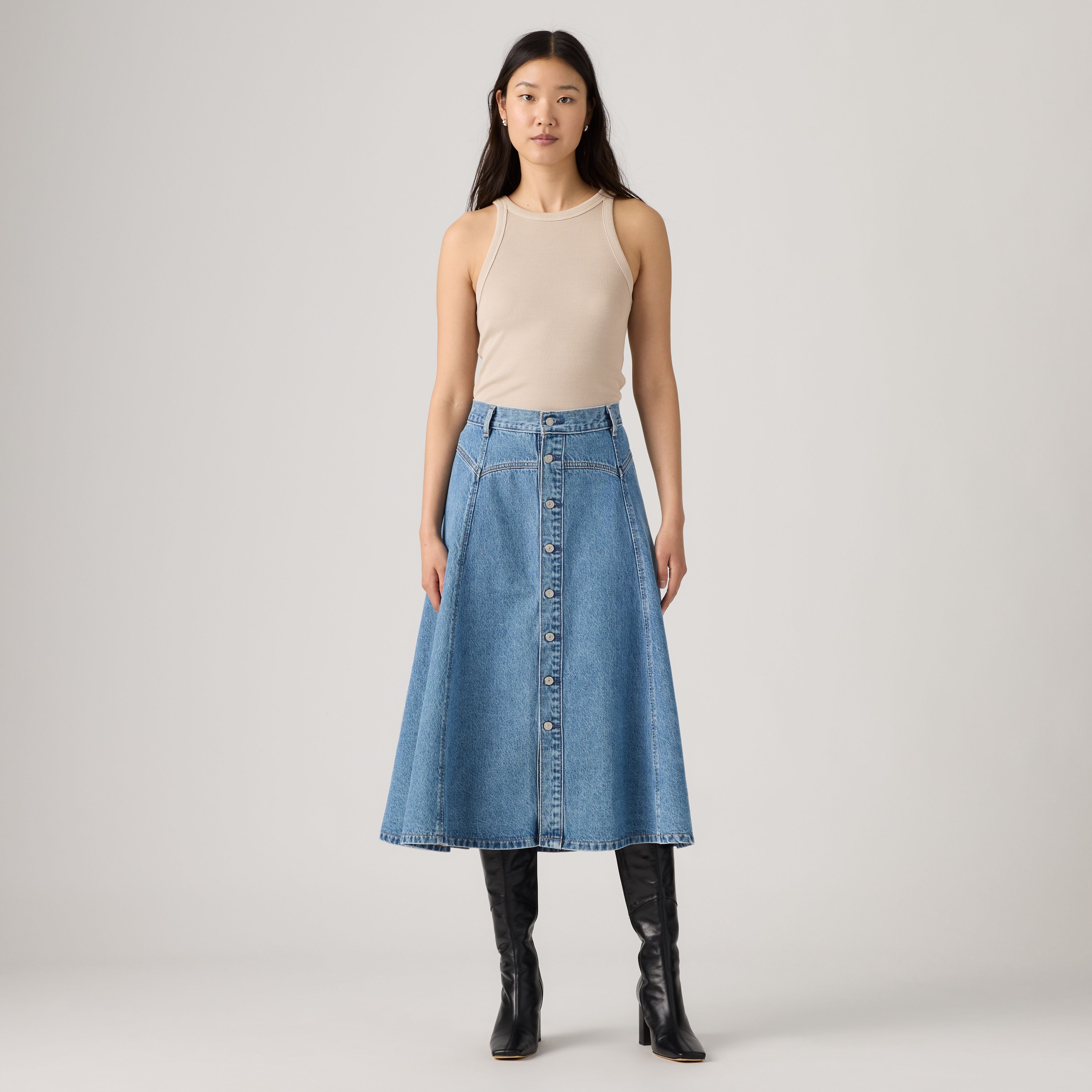 Yoked Western Skirt 5