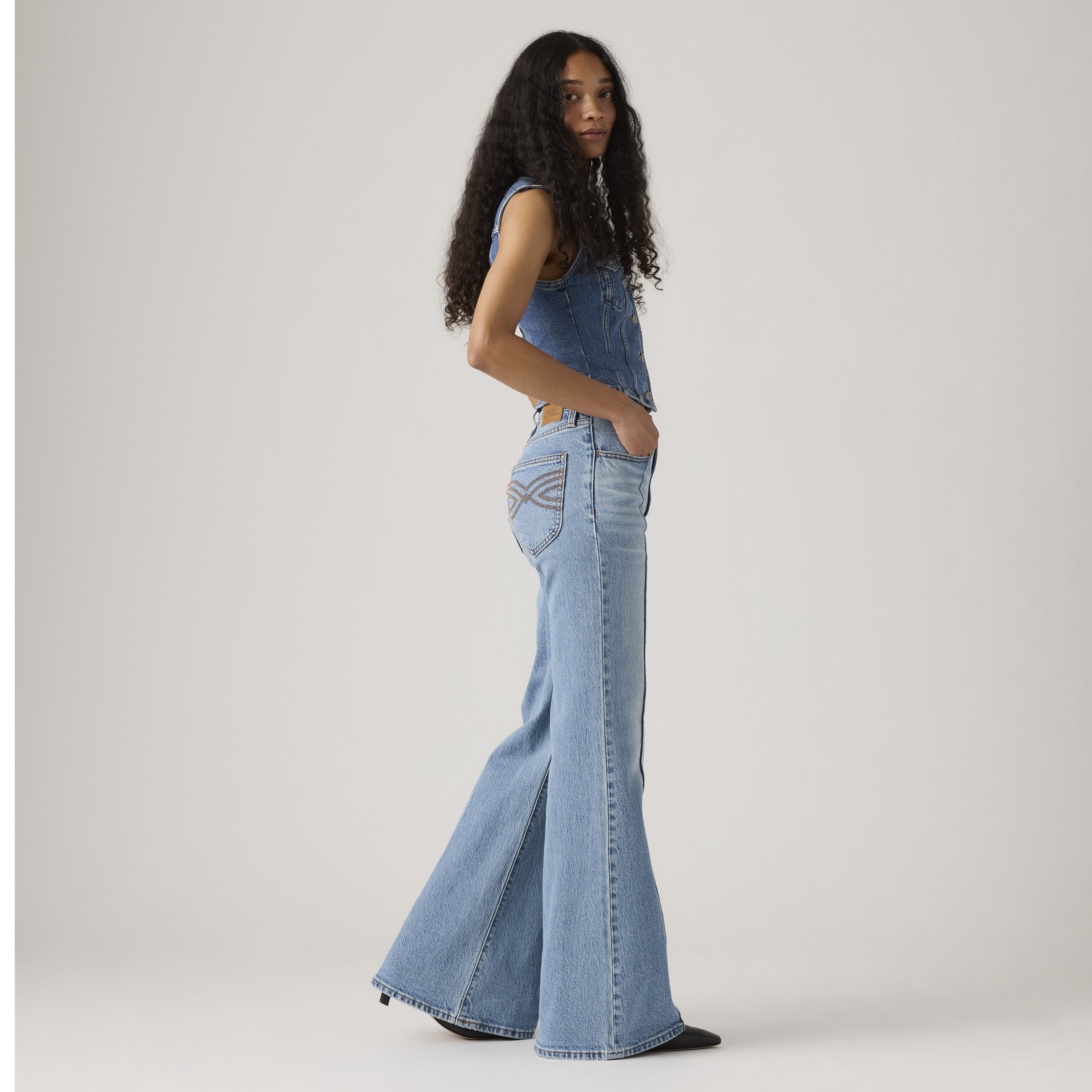 Ribcage Bell Western Jeans 4