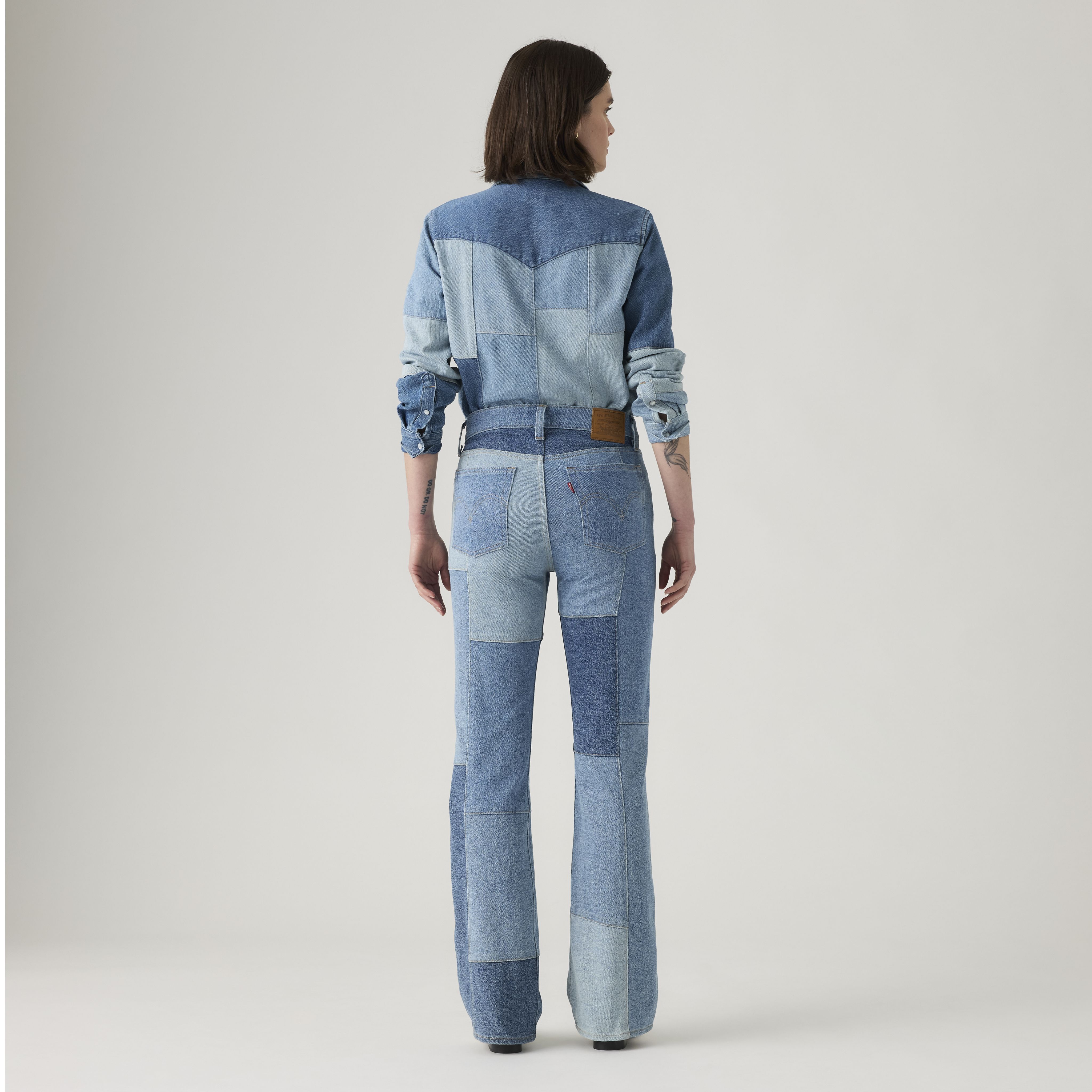 Jean Wedgie bottillon en patchwork Levi'sMD pour femme 3
