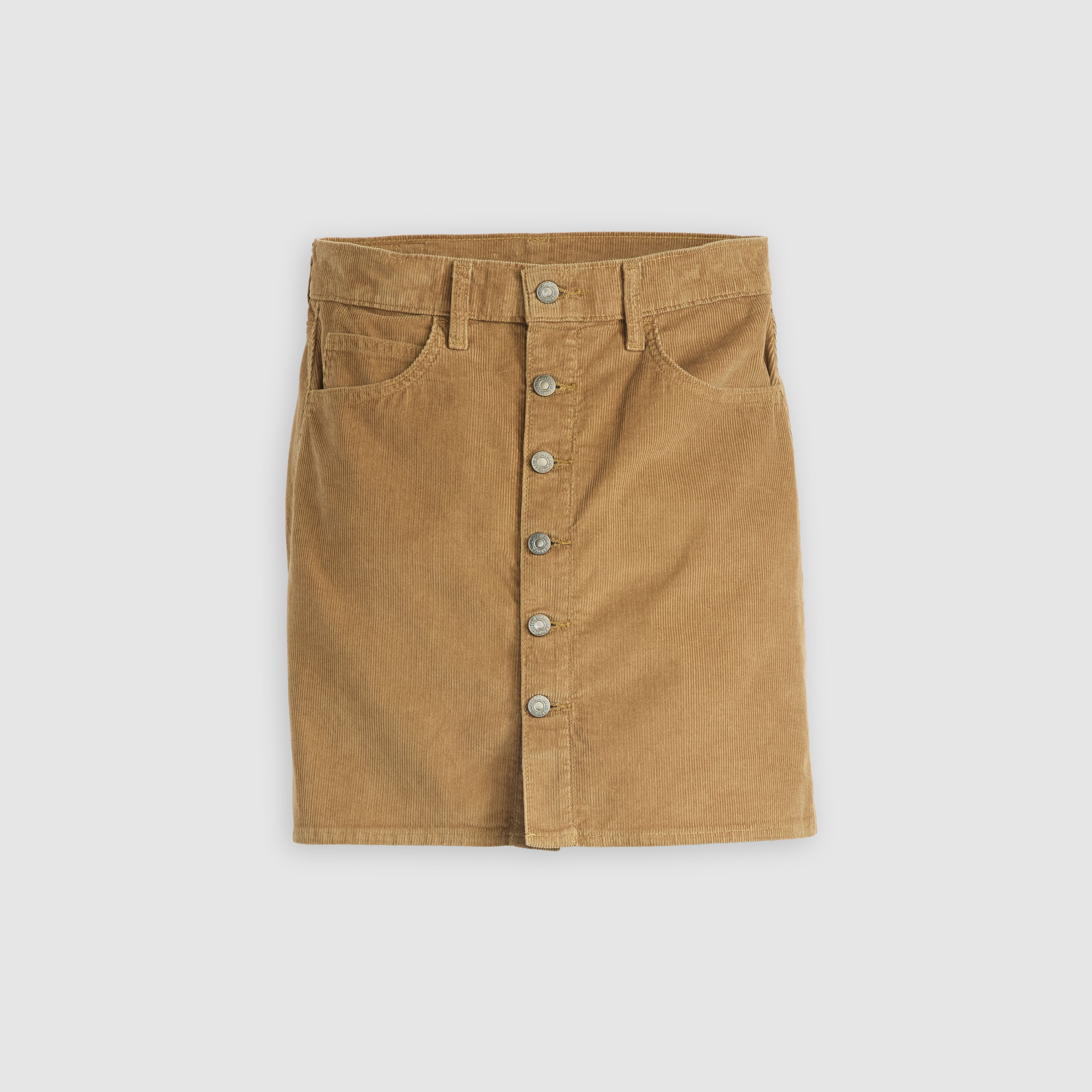 Retro Button Front Skirt 6