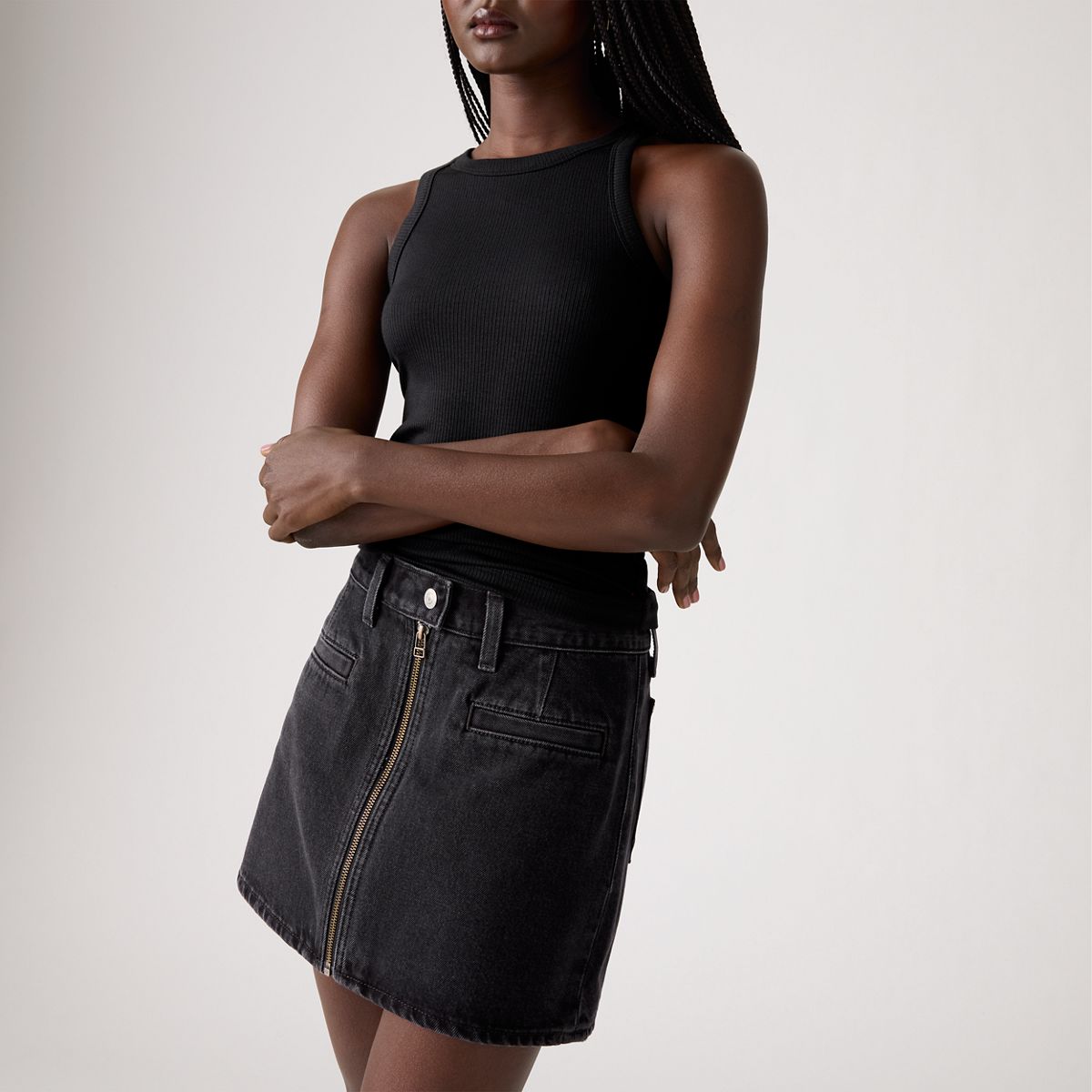 Moto Icon Skirt — Moto Queen - Black
