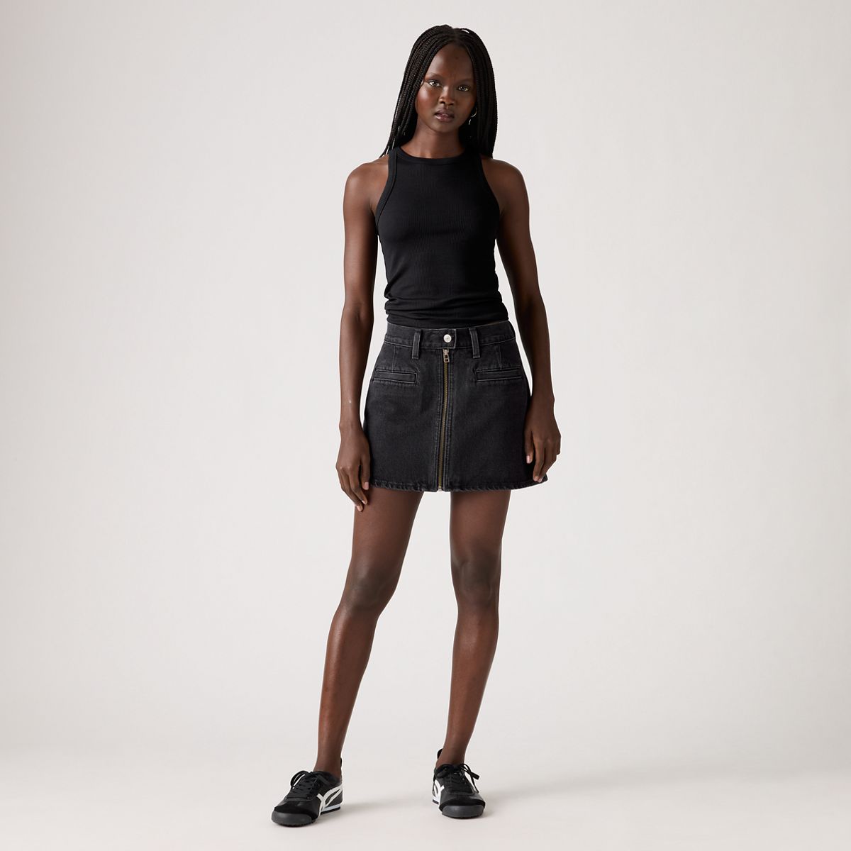 Moto Icon Skirt — Moto Queen - Black
