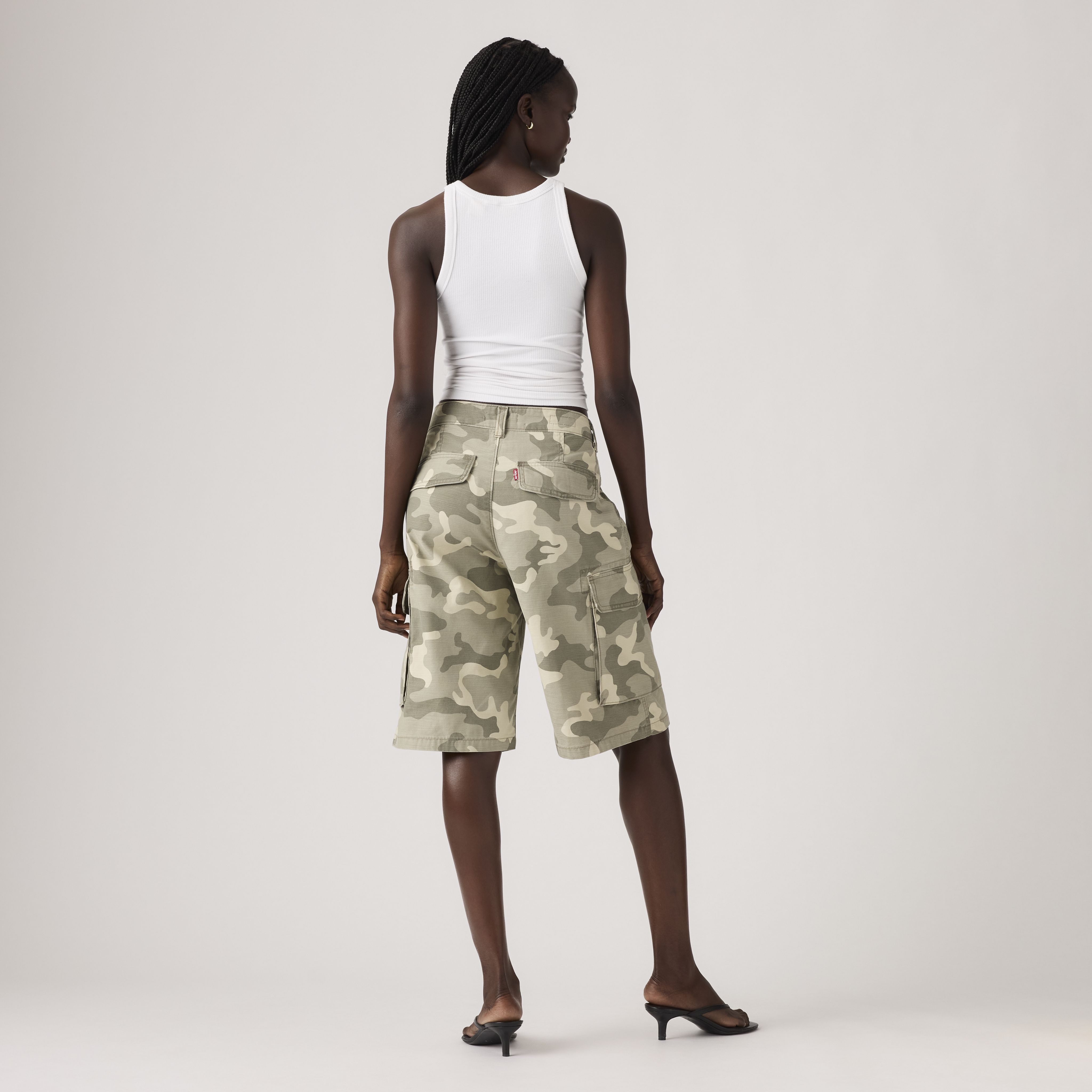 Baggy Dad Cargo Women's Shorts 3