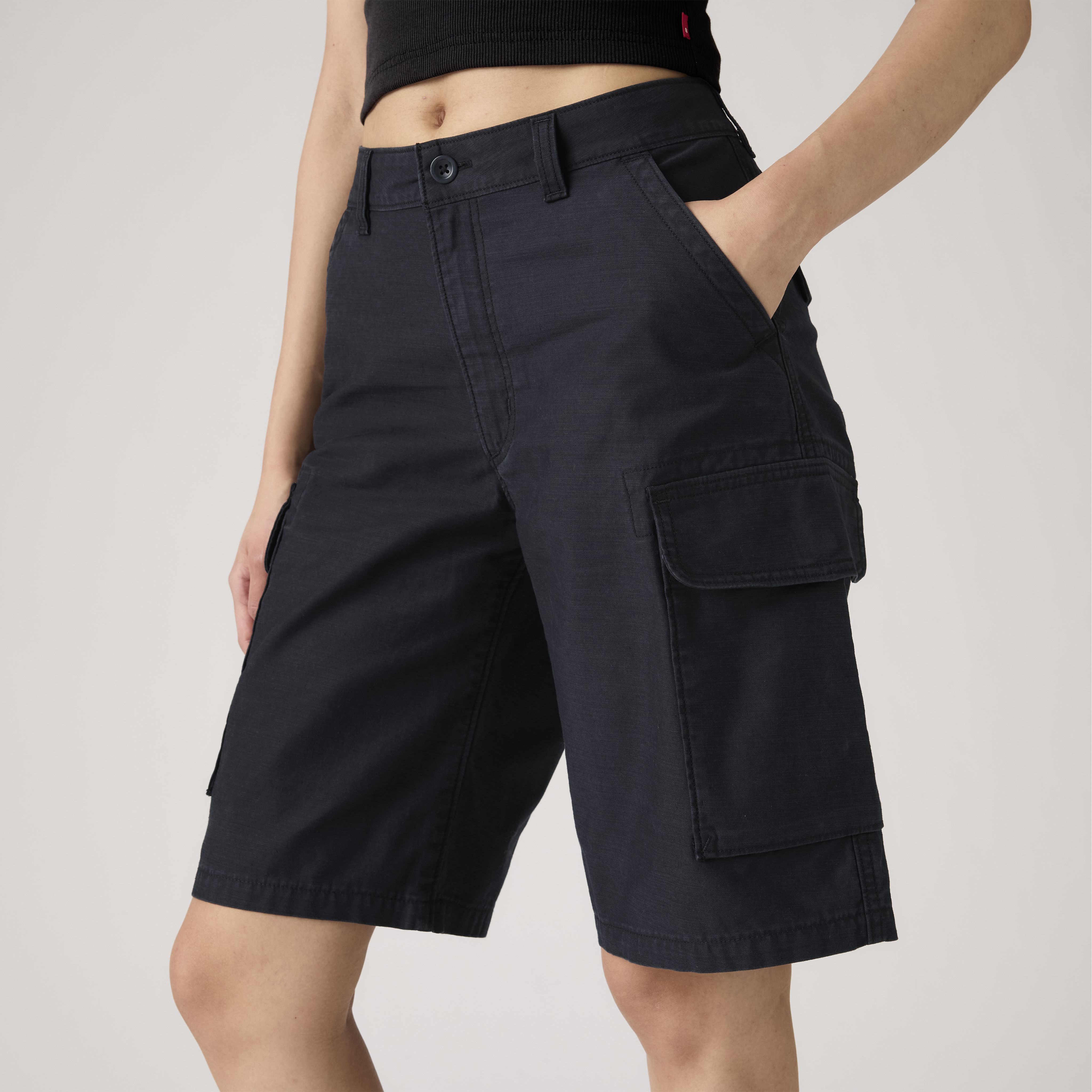Baggy Dad Cargo Women's Shorts 2