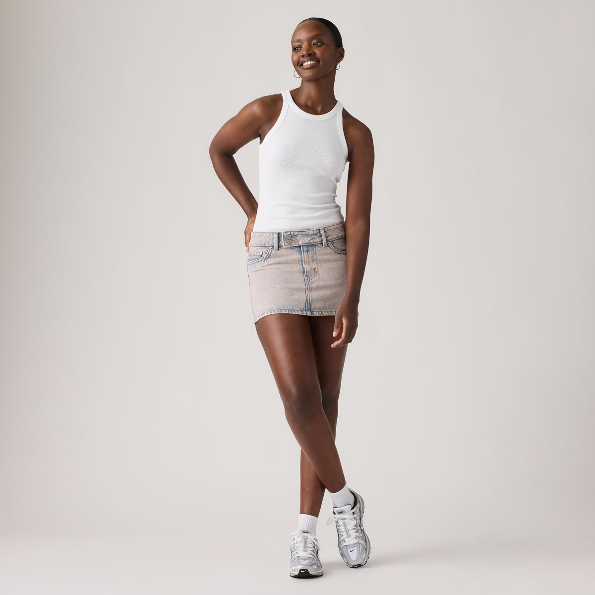 Superlow Mini Skirt — Rose Water Skirt - Pink