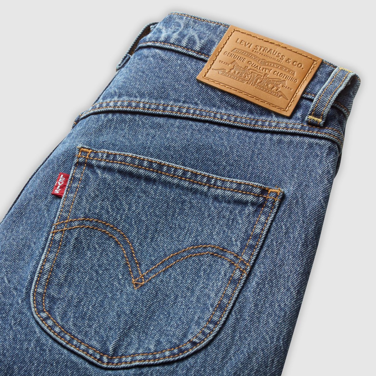 Ribcage Western Yoke Women's Jeans — Valley View Stone - Dark Wash