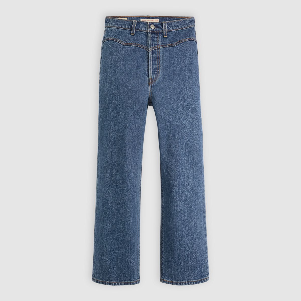 Ribcage Western Yoke Women's Jeans — Valley View Stone - Dark Wash