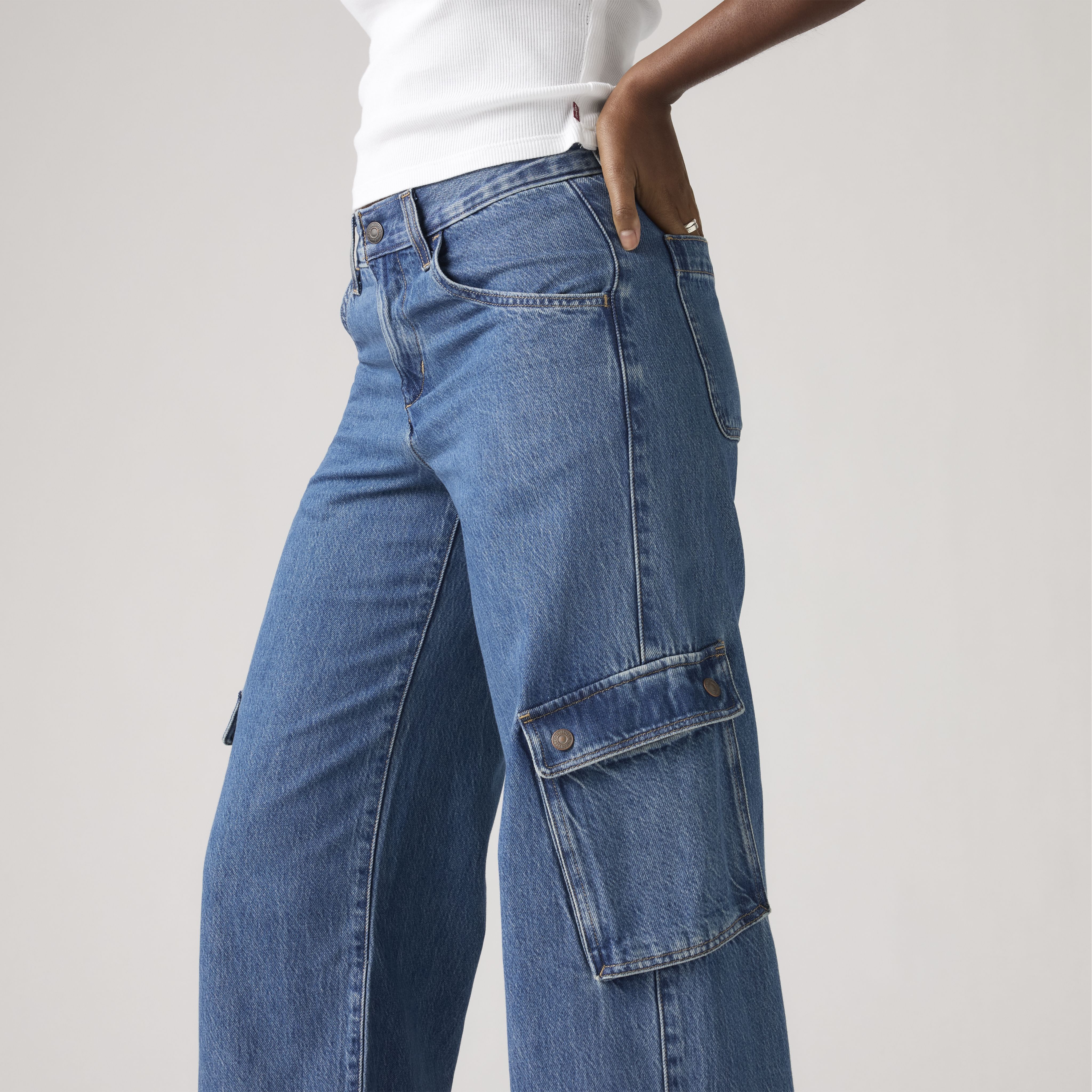 Superlow Loose Cargo Lightweight  Jeans 1