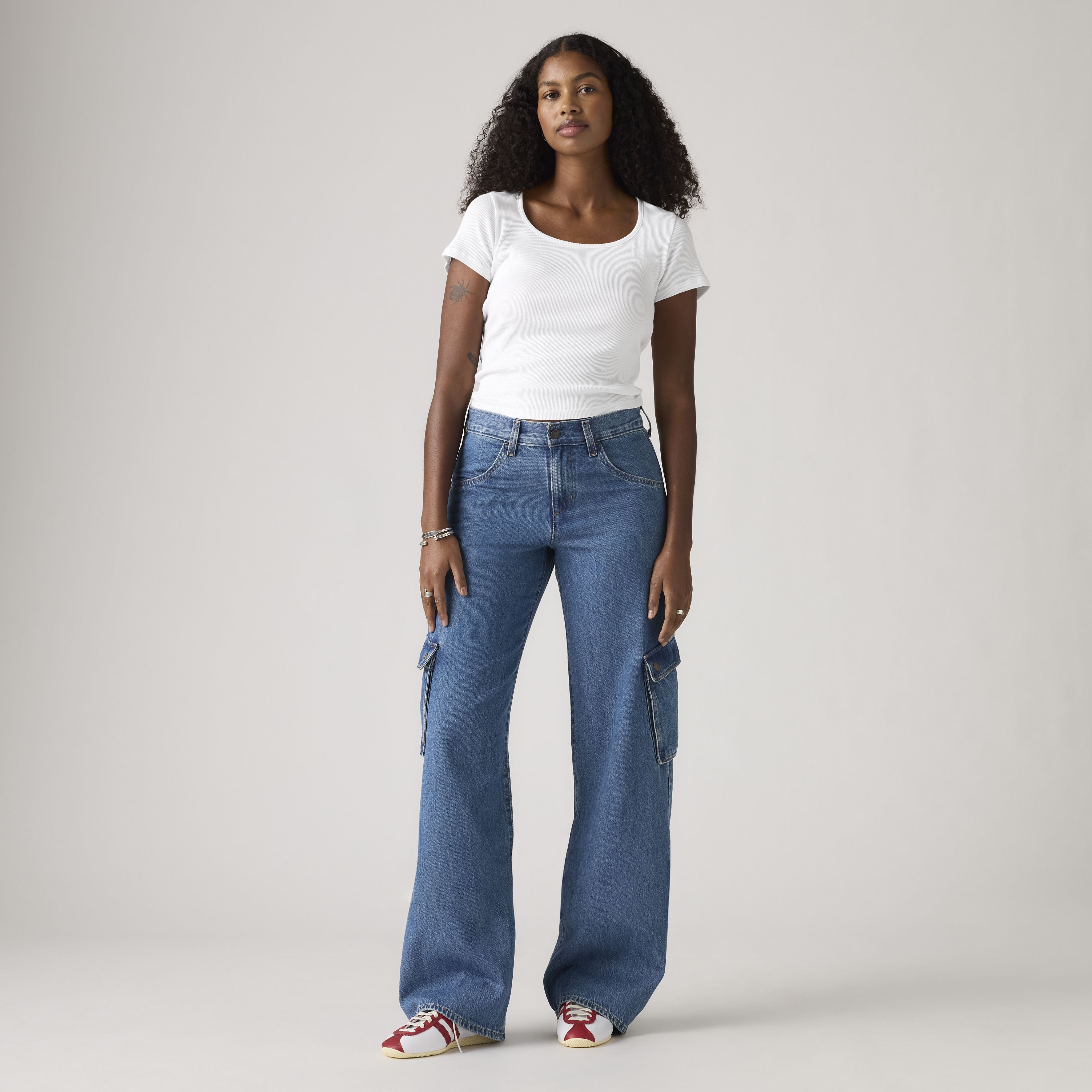 Jeans Cargo Lightweight holgados superbajos 1