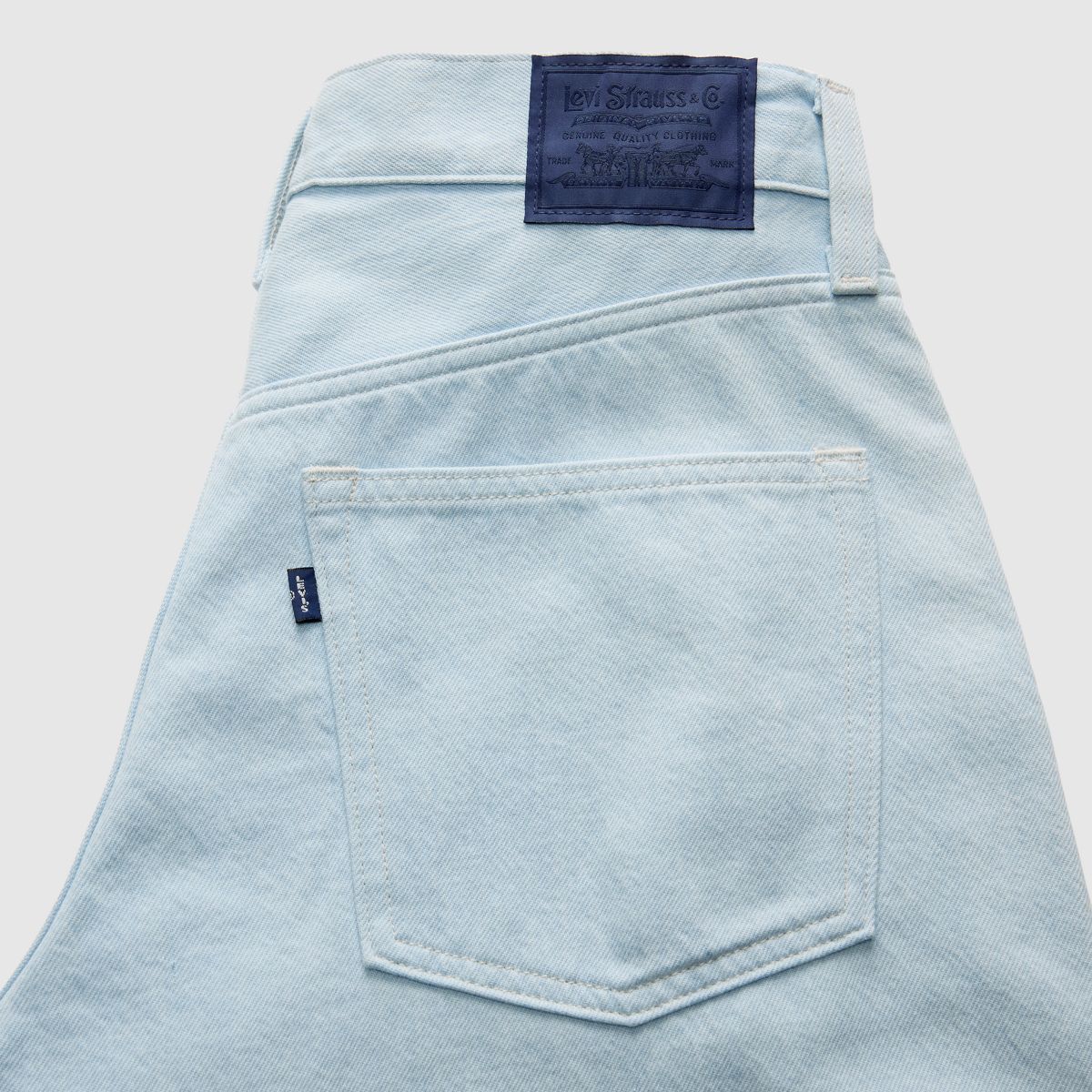 Women's Embroidered Bandit Shorts — Soft Wash Short - Medium Wash