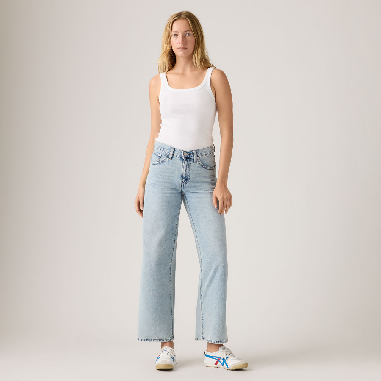 Middy Wide Leg Ankle Jeans 5