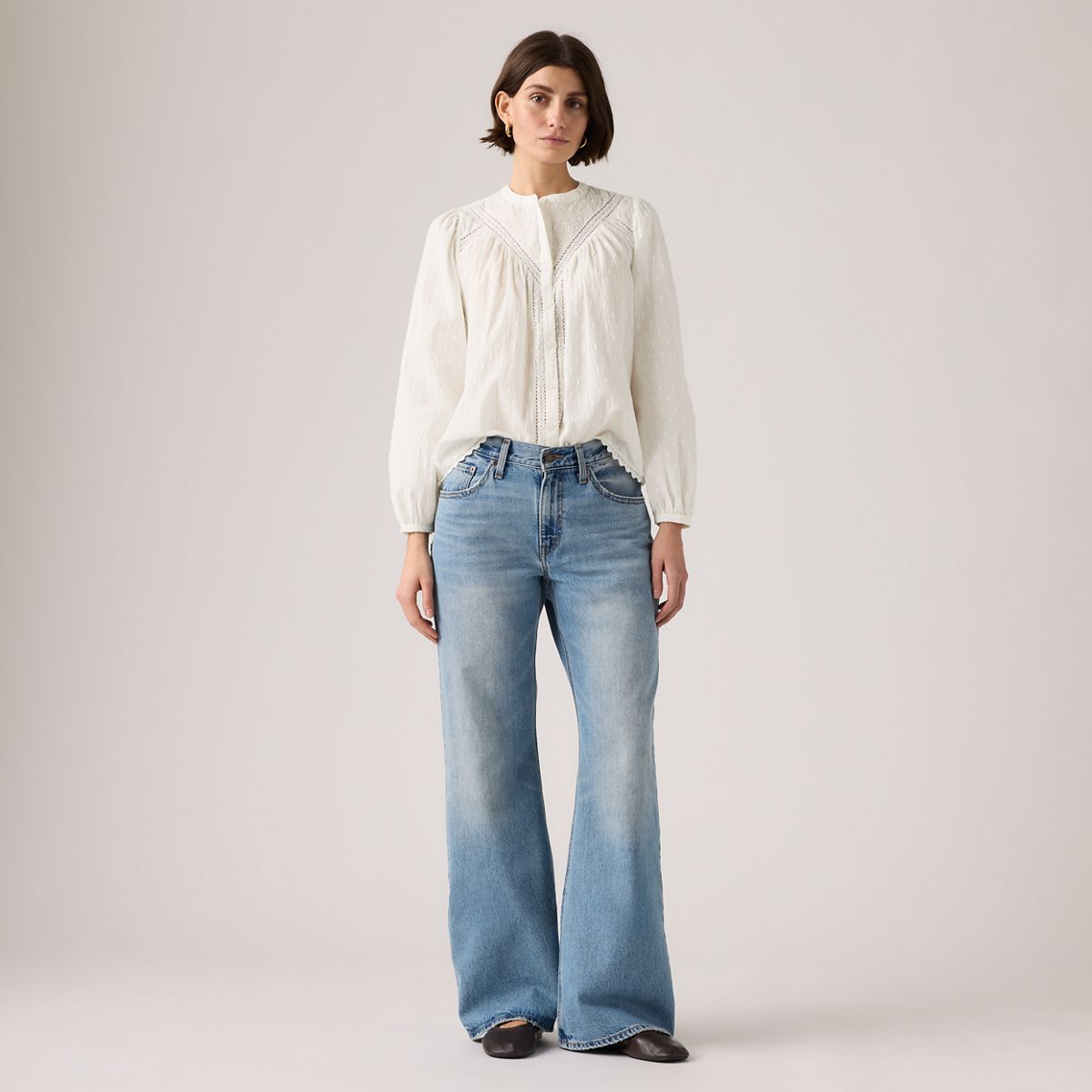 Loose Boot Women's Jeans — Easy Days - Medium Wash