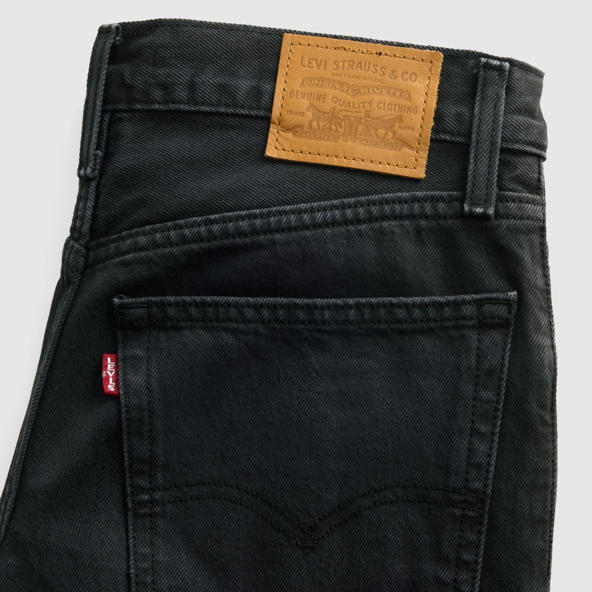 Loose Boot Women's Jeans — Chipped Black Oyster - Black