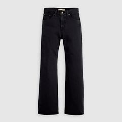 Loose Boot Women's Jeans — Chipped Black Oyster - Black 6