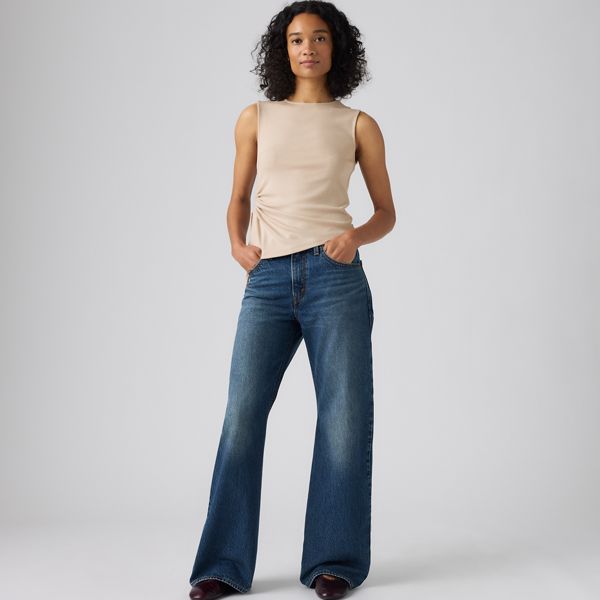 Loose Boot Women's Jeans — Phoenix Rising - Dark Wash