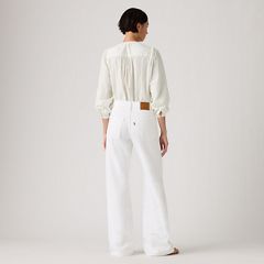 Loose Boot Women's Jeans — Tooth Fairy - White 3