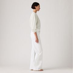 Loose Boot Women's Jeans — Tooth Fairy - White 4