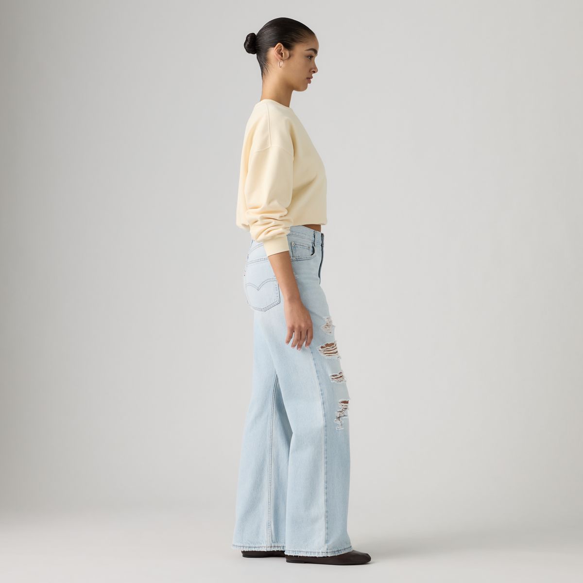 Loose Boot Women's Jeans — Do It Again - Medium Wash