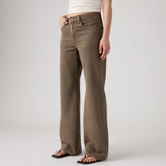 Loose Boot Women's Jeans — Washed Canteen Gd Cl - Brown 2