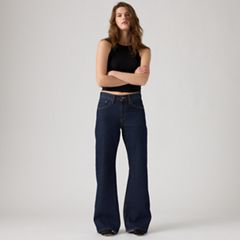 Loose Boot Women's Jeans — Shaded View - Dark Wash 1