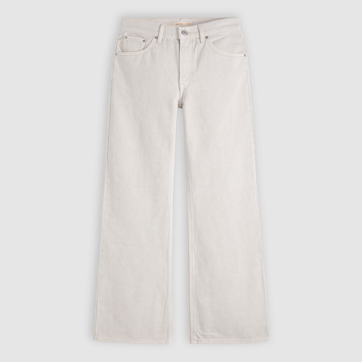 Loose Boot Women's Jeans — To The Bone - White