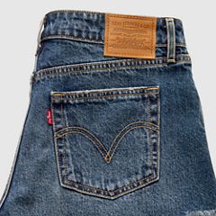 Low Rise Women's Shorts — Free Lunch - Dark Wash 8