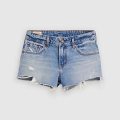 Low Rise Women's Shorts — Excuse Me - Medium Wash 7