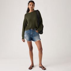 Ribcage Women's Shorts — Like It Love It - Dark Wash 1