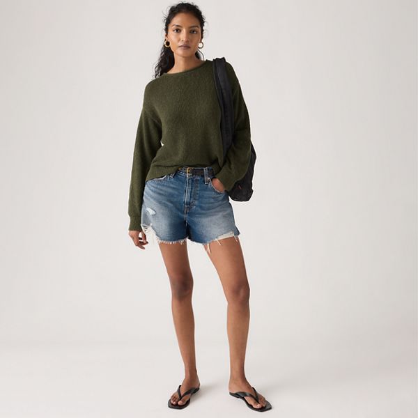Ribcage Women's Shorts — Like It Love It - Dark Wash