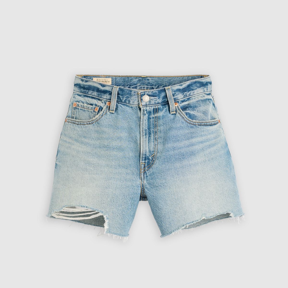 Ribcage Women's Shorts — Blow My Mind - Medium Wash