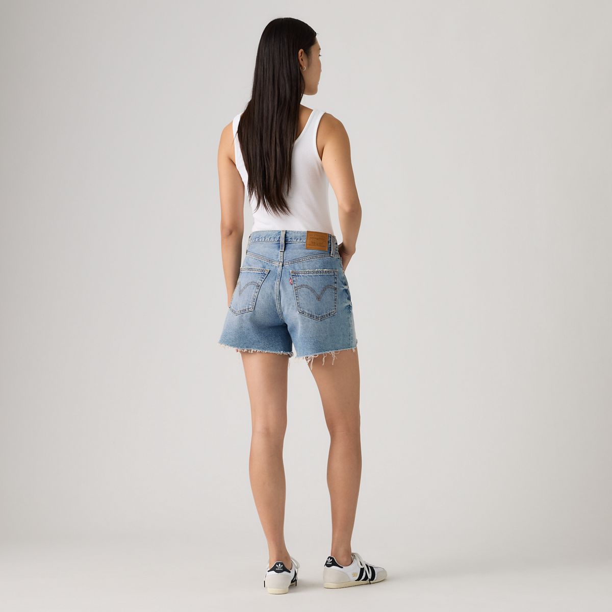 Ribcage Women's Shorts — Blow My Mind - Medium Wash