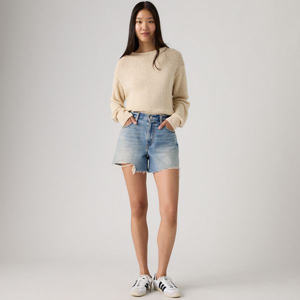 Ribcage Women's Shorts — Blow My Mind - Medium Wash
