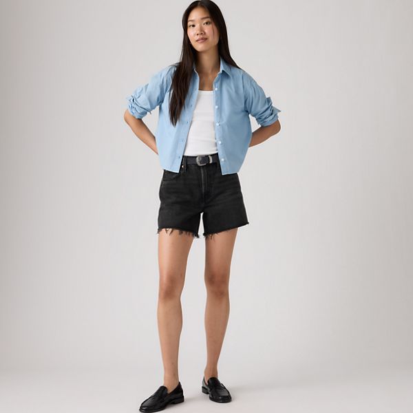 Ribcage Women's Shorts — Shrink Up Short - Black