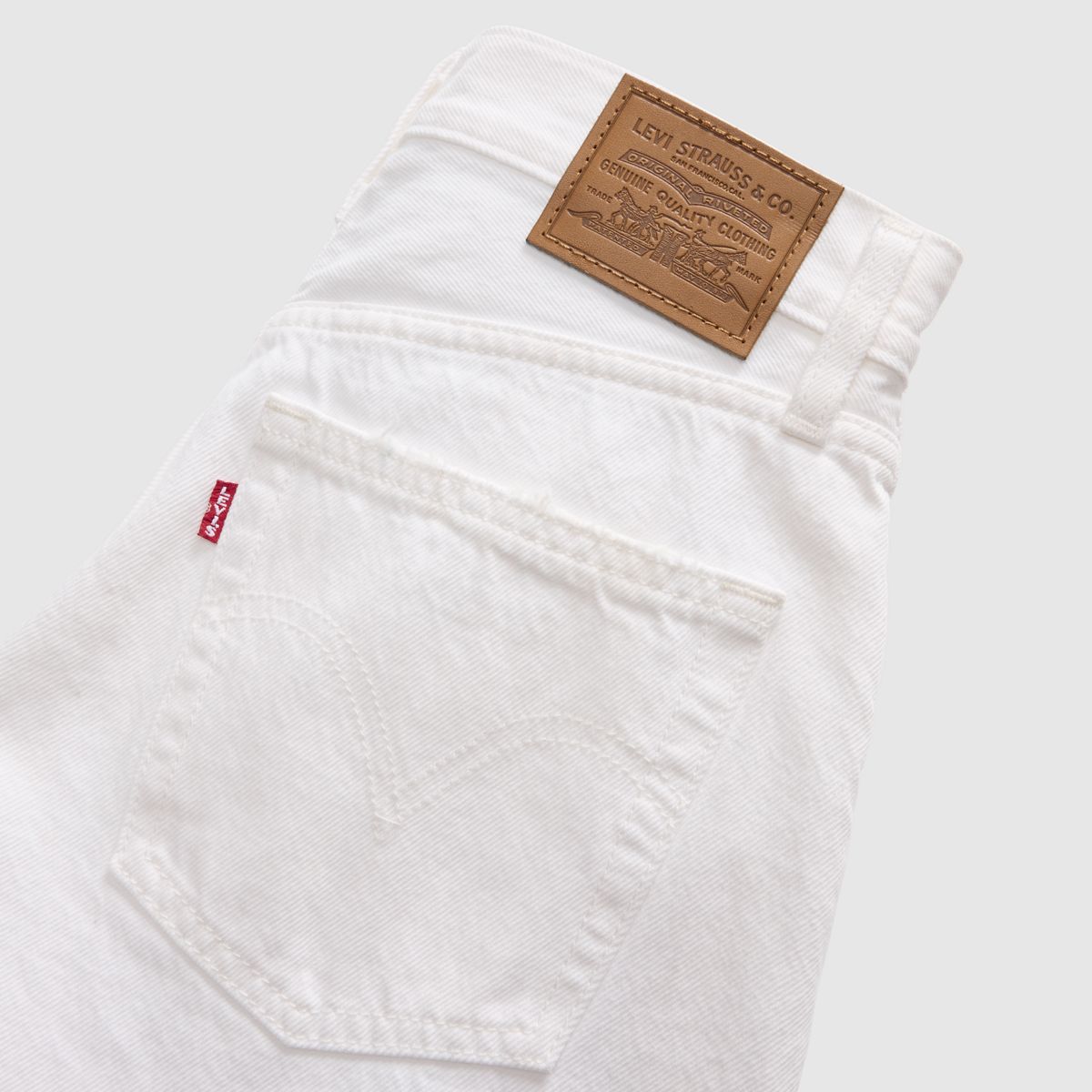 Ribcage Women's Shorts — Tooth Fairy Raw Hem - White