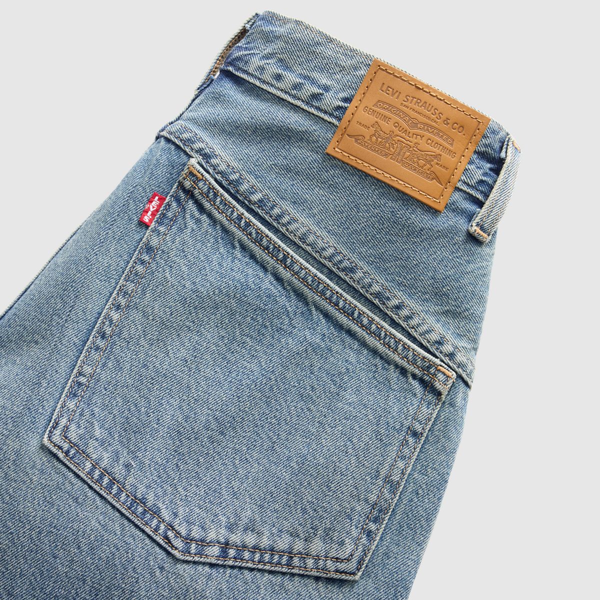 Super Baggy Women's Jorts — Hazy Times - Medium Wash