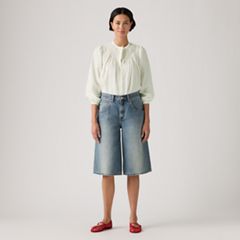 Super Baggy Women's Jorts — Hazy Times - Medium Wash 6
