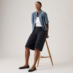 Super Baggy Women's Jorts — Chipped Black Oyster - Black 2